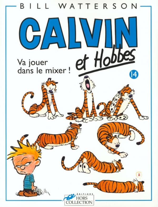 La bande dessinée la plus craquante du moment. Un chef d'oeuvre à ne pas rater !L'enfance est pleine de désillusions et pleine d'inventions aussi. Heureusement Calvin, petit garçon de 6 ans, un peu turbulent, déborde d'imagination. Aidé de son fidèle tigre en peluche et compagnon Hobbes, il sait rendre la vie piquante et drôle. Tout le monde y passe : les parents, les filles, la maîtresse d'école. Mais la principale activité de ce tendre Calvin est d'animer le club le D.E.F.I. (Dehors énormes filles informes), dont Calvin et Hobbes sont seuls membres actifs, et ils se déchaînent sur la pauvre Susie Derkins. On pourrait piocher à loisir les petites phrases assassines sur la société, qui montrent à quel point la vérité sort bien mieux de la bouche des enfants ! Tout le monde en prend pour son grade et c'est pour ça que c'est drôle. - Calvin : La plupart des gens pataugent toute leur vie ! Ils sont passifs, ils n'ont ni motivation ni ambition ! Ce n'est pas mon cas, j'aurai une existence épique ! Je vais affronter les problèmes de mon temps et changer le cours de l'histoire ! - Hobbes : Comment vas-tu t'y prendre ? - Calvin : Je vais rester assis là, comme ça le destin saura où me trouver quand le temps sera venu de changer le monde. - Hobbes : J'aurais dû prendre un bouquin. - Calvin : C'est une question de minutes maintenant. Le quatorzième tome des aventures de Calvin et Hobbes. Humour garanti !
