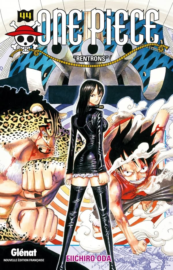 L'équipage de Chapeau de paille rejoint Robin et se met à la recherche d'un moyen de quitter Enies Lobby. Mais le temps presse car le déclenchement du ''buster call'' plonge l'île dans le chaos le plus total ! Pendant ce temps, Luffy s'engage dans un combat sans merci contre Lucci. Parviendra-t-il à l'emporter et à mettre un terme à la bataille contre le CP9 ?! Les aventures de Luffy à la poursuite du One Piece continuent !!