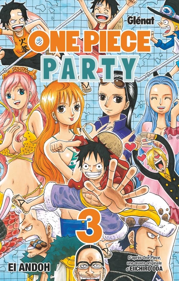 Comment ? Tous les membres de l'équipage de Chapeau de paille changent de corps à cause du pouvoir de Law ?! Cinq histoires courtes pour vous tordre de rire dans ce troisième tome du manga humoristique basé sur l'univers de One Piece !
