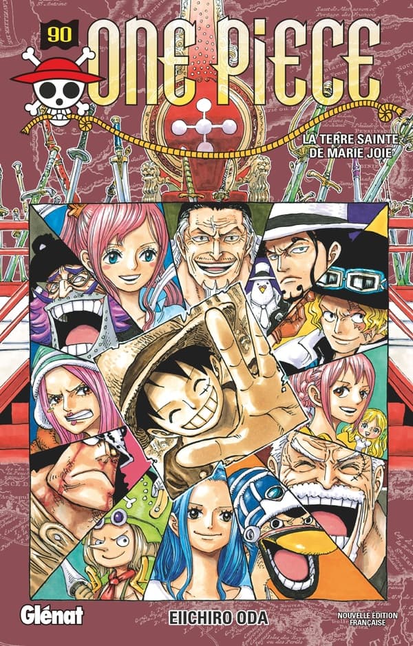 Le drapeau pirate de l'équipage de Chapeau de paille flotte à la surface de l'eau... Incapable de résister aux assauts de l'équipage de Big Mom, le "Sunny" aurait-il fini par couler ?! Après vous avoir longtemps tenus en haleine, l'arc de l'île Tougato touche à sa fin... aussitôt suivi par l'arc "Rêverie" et ses multiples intrigues !