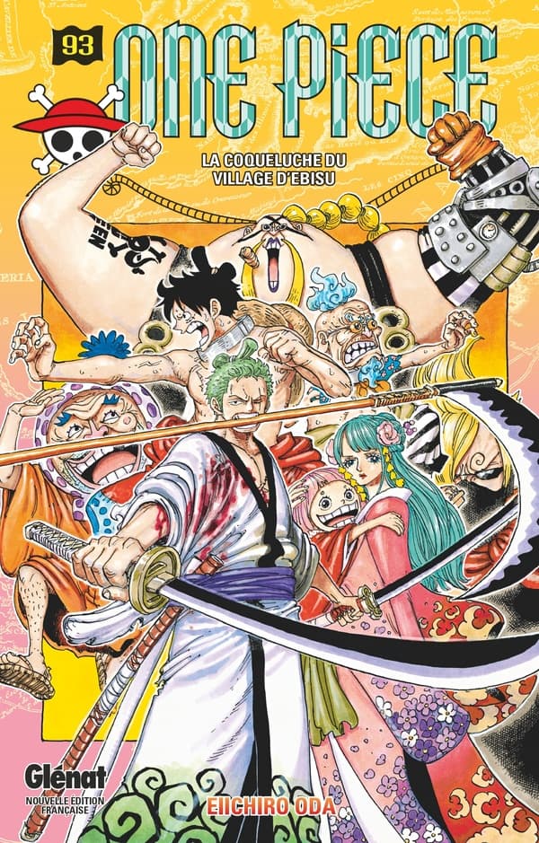 Conviée au château d'Orochi en même temps que la grande courtisane Komurasaki, Robin est prise la main dans le sac par les espions de son hôte alors qu'elle est à la recherche d'informations. La voilà dos au mur ! Quant à Chapeau de paille, il cherche un moyen de s'évader de la carrière où il est retenu prisonnier depuis qu'il a été battu par Kaido. Les aventures de Luffy à la poursuite du One Piece continuent !