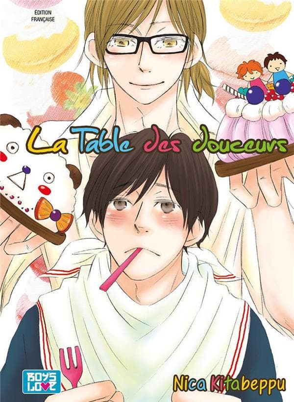 Tsuyoshi est orphelin et a été recueilli par son oncle, Minoru. Chez lui, c'est la maison du bonheur : un appartement qu'il partage avec son compagnon, Shun, et son meilleur ami, Yûki. Ensemble, ils vivent au-dessus du petit restaurant qu'ils gèrent eux-mêmes. Tsuyoshi y découvre la douceur de l'éducation prodiguée par Yûki, le pâtissier, qui exhale une douce odeur de gâteau. Mais que se passera-t-il pour Yûki et Tsuyoshi lorsque la senteur sucrée se transformera en parfum de danger ?!Découvrez le style doux-amer de Nica Kitabeppu à travers ce recueil d'histoires courtes publiées dans le magazine de prépublication japonais Gush.