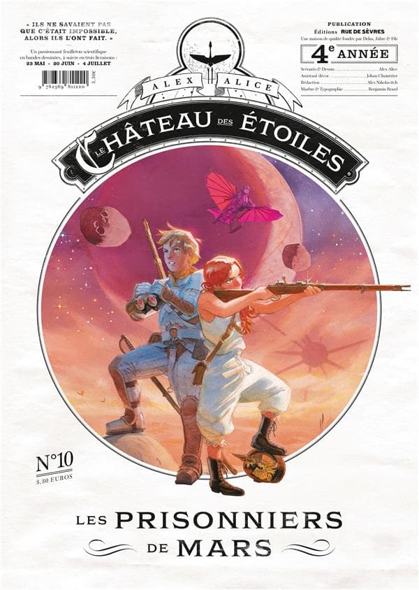 Le château des étoiles - gazette tome 10 - Les prisonniers de Mars
