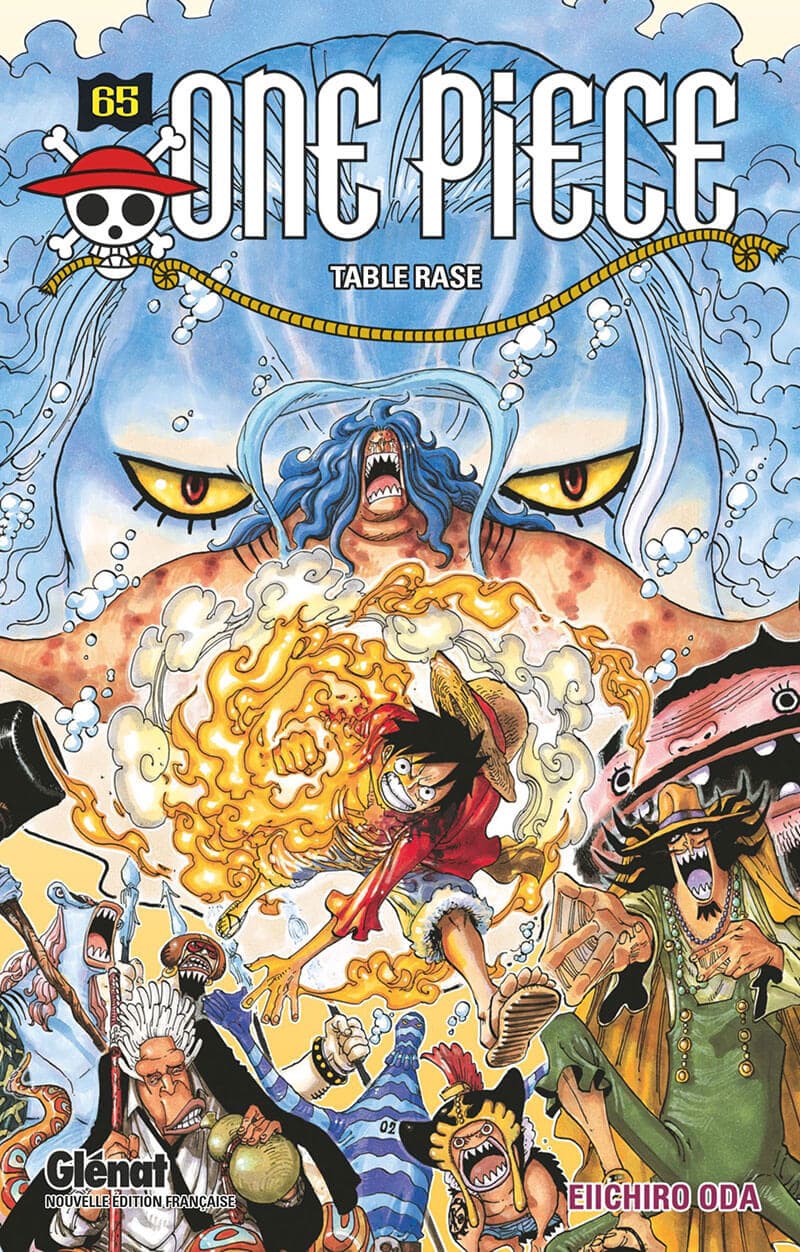 L’équipage du chapeau de paille tente d’empêcher le pirate Hody Jones, capitaine des New Fishman, de s’emparer de l’île des hommes-poissons ! Durant son combat sous-marin contre Luffy, Hody va commettre un nouveau crime atroce ! C’est maintenant l’existence même de l’île des hommes-poissons qui est menacée par ce nouveau péril !!