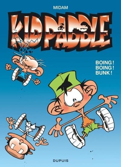 Il passe sa vie à dégommer des monstres gluants et terrifiants. Non, Kid Paddle n'est pas un agent spécial intergalactique mais juste un gamin, véritable pro des jeux vidéo ! Et il craint bien moins les horribles Blorks que Mirador, le surveillant de City Game, la salle d'arcade, qui n'aime pas trop qu'on secoue ses machines. Avec Big Bang, bricoleur de génie, et le candide Horace, amateur de Rikiki le canard, Kid imagine les blagues les plus limite sans avoir peur de verser régulièrement dans le gore ! Tout ça sous l'oeil désapprobateur de son père, paisible fonctionnaire, et de sa soeur Carole, première de classe désespérément raisonnable, principales victimes de l'imagination débordante du roi du joystick...