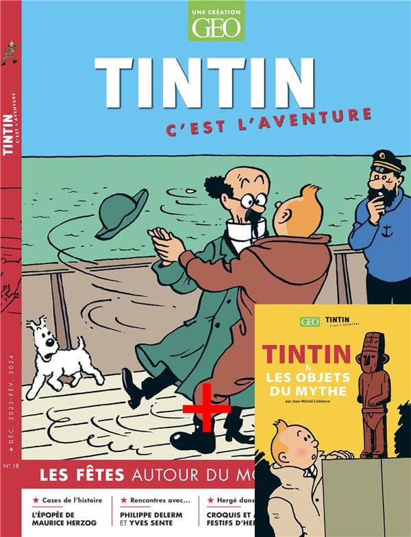 Dans ce numéro :- un grand dossier sur la fête.- 16 p. de croquis et de planches inédites sur (la thématique de la fête), issus des archives Moulinsart.- Un grand entretien l'écrivain Philippe Delerm et Yves Sente.- Un sujet «Profession : reporter» sur les tourismes de survie.- Le magnifique « Carnet de voyage » de Li Kunwu à Cuba.- Un sujet « l'Aventure des idées » par Laurence Devillairs.- Des « Cases de l'histoire » de Herzog, vainqueur de l'Annapurna, qui a inspiré Tintin au Tibet.- Un sujet « Aventure de l'extrême » sur les sports d'hiver de l'extrême pratiqués au Japon.Un sujet « La culture c'est l'aventure » sur la thématique de la fête, avec 9 planches BD imaginées par Franquin Noël et l'Elaoin.+ Une offre jumelée : un carnet de 56 pages qui présente les objets mythiques des Aventures de Tintin, leur histoire, les inspirations d'Hergé : le fétiche Arumbaya, le Trench-Coat de Tintin, le sceptre d'Ottokar, le sous-marin requin, le pendule de Tournesol... par le journaliste Jean-Michel Coblence !