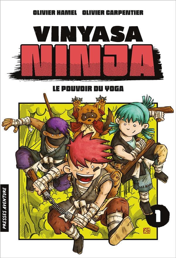 Une nouvelle approche du yoga, instructive et ludique.Oeuvre unique entre le manga et le livre de yoga, VINYASA NINJA propose un outil puissant pour trouver le calme en soi.Du yoga. à la manière des ninjas! Caché au coeur d'une forêt lointaine et oubliée, un clan de ninjas pratique une technique secrète millénaire. Comment surpasser ses peurs? Comment ne plus faire qu'un avec le mouvement? Telles sont les questions auxquelles tentent de répondre Vinya, Ashta et Kunda. En apprenant à maitriser leur esprit et leurs émotions, ils découvriront en eux des pouvoirs insoupçonnés.