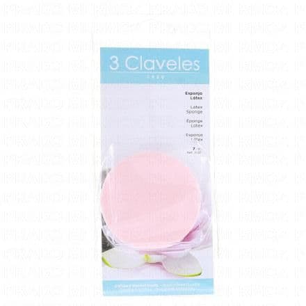 3 CLAVELES Éponge latex 7 cm