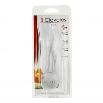3 CLAVELES Brosse à visage
