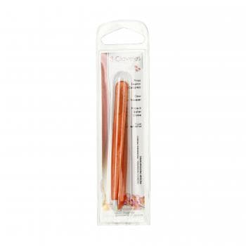 3 CLAVELES Pince à épiler crabe en inox orange 9 cm