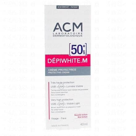 Crème protectrice, anti-taches pigmentaires. Visage. Cette crème allie actifs hydratants, anti-oxydants et filtres solaires. Elle protège la peau des effets néfastes du soleil, prévient du vieillissement cutané et atténue troubles de la pigmentation (de type masque de grossesse/mélasma).