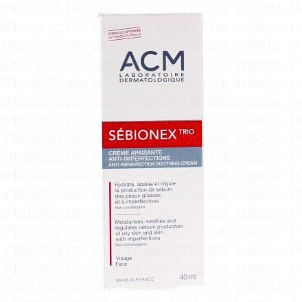 ACM Sébionex - Trio Crème Apaisante Anti-Irritations 40 ml