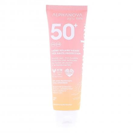 ALPHANOVA Daily Sun - Crème solaire visages SPF50+ bio 50ml