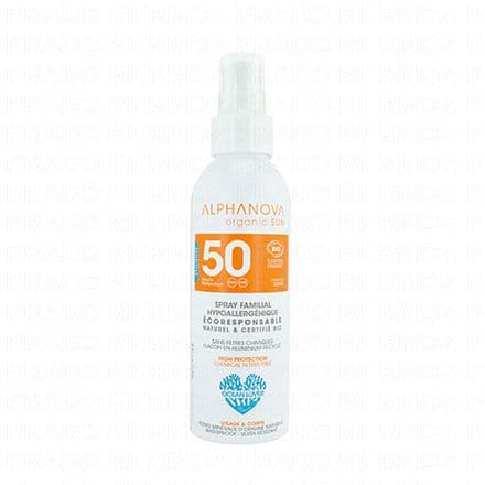 Spray solaire visage et corps haute protection, parfum coco La crème solaire bio et engagée Une protection solaire bio universelle à glisser dans son sac de plage, qui sera idéale pour protéger la peau de toute la famille.Une protection solaire aussi efficace qu’écologique, grâce aux filtres minéraux d’origine naturelle.