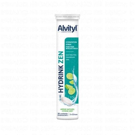 ALVITYL Hydrink Zen Arôme Citron Vert x20 Comprimés Effervescents