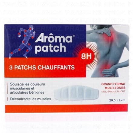 AROMA Patch Chauffants petit format multi-zones 8h x3 grand format
