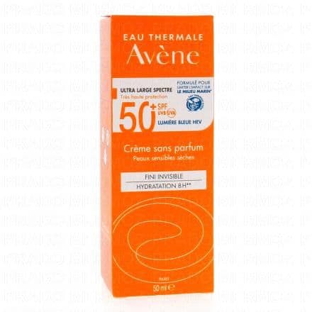AVENE Solaire Crème sans parfum SPF50+ 50ml