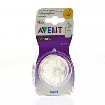 AVENT Tétine natural débit nouveau né lot de 2