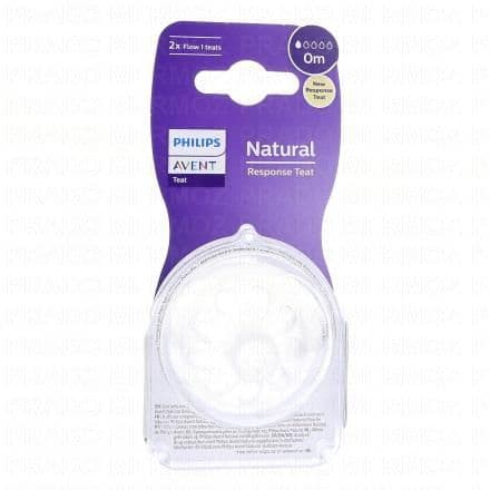 AVENT Tétine natural débit nouveau né unité