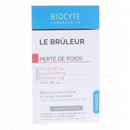 BIOCYTE Le Bruleur Perte de poids x60 gélules