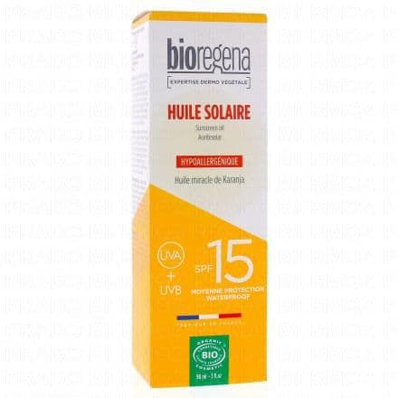 BIOREGENA Solaire - huile SPF15 bio tube 90 ml