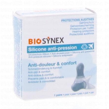 Atténue les variations brutales de pression Protections auditives pour l'avion qui atténue les variations brutales de pression du à l'altitude. Etui refermable qui permet de garder les bouchons d’oreilles propres