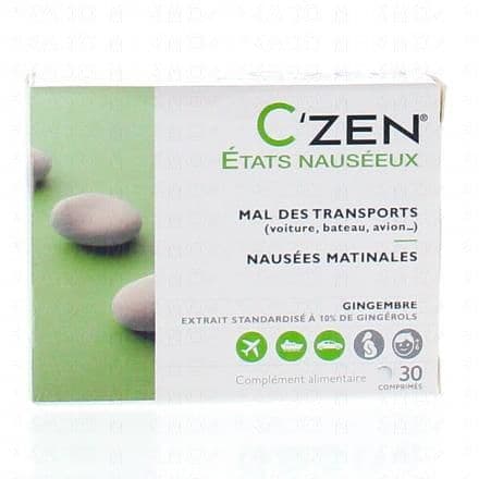 C'ZEN Etats Nauséeux 30 comprimés