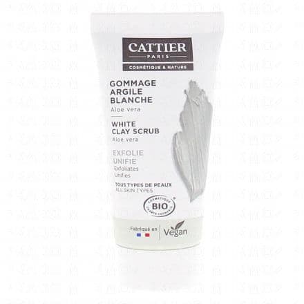 CATTIER Gommage argile blanche tube 30 ml