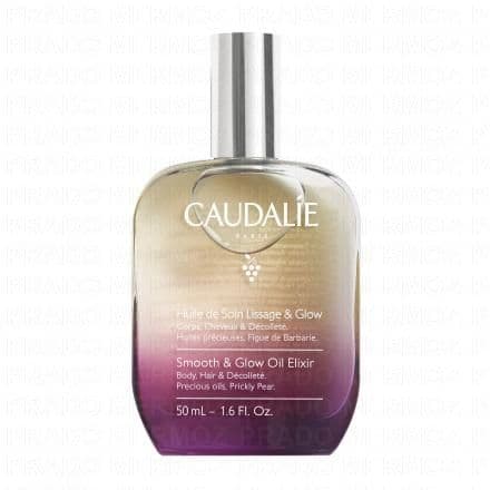 Huile nourrissante multi zone : corps, visage et cheveux Caudalie Huile de Soin Nourrissante 50 ml est une huile multi-usage pour le corps, les cheveux et le visage, qui nourrit à la fois la peau pour la rendre lisse et souple, et les cheveux pour leur apporter brillance et douceur.Elle est élaborée à partir d'huiles de figue de barbarie et d'amande douce, réputées pour leurs propriétés hydratantes, ainsi que d'huiles d'argan et de sésame, connues pour leur pouvoir hautement nourrissant. Enfin, elle intègre de l'huile de pépins de raisin, reconnue pour ses vertus antioxydantes aidant à prévenir les premiers signes du vieillissement cutané.