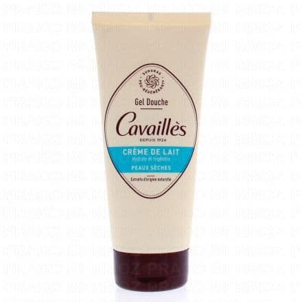 CAVAILLÈS Gel douche lait hydratant flacon de 200 ml