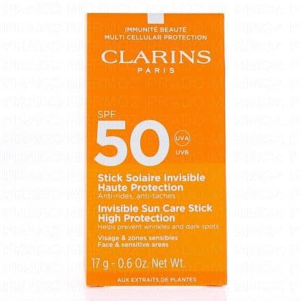 CLARINS Stick Solaire Invisible SPF50 haute protection