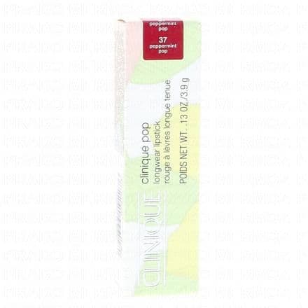CLINIQUE POP™Rouge à lèvres intense + Base lissante 2 en 1 N°37 (peppermint pop) stick 3,9g
