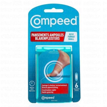 COMPEED Pansements ampoules orteils boîte de 6 petit format