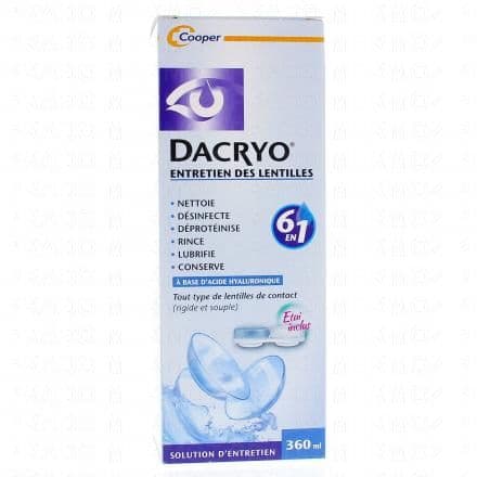 COOPER Dacryo Solution d'entretien des lentilles flacon 360ml
