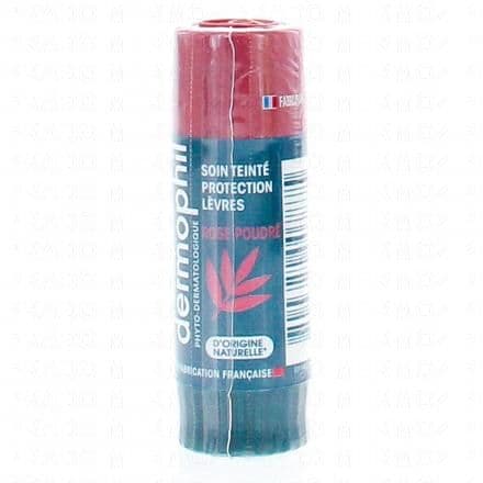 Soin hydratant et protecteur des lèvres Dermophil Indien Soin Teinté Protection Lèvres est un soin hydratant et protecteur des lèvres au quotidien. Ce baume 2 en 1 colore délicatement les lèvres tout en nourrissant, apaisant et lissant les lèvres abîmées ou gercées grâce à ses actifs phyto de la formule : huile de noyaux d'abricots et huile de lin et les cires d'abeille et de carnauba pour prévenir le dessèchement.