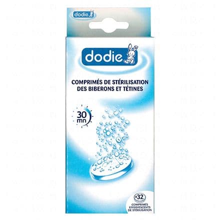 DODIE Accessoire biberon - Comprimés de stérilisation à froid 32 comprimés