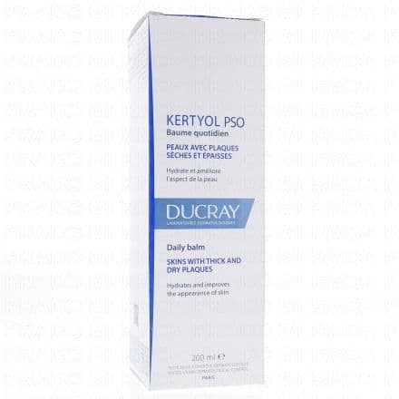 Apaise les démangeaisons des peaux à tendance psoriasique Le BAUME HYDRATANT QUOTIDIEN KERTYOL PSO accompagne de manière globale les peaux à tendance psoriasique. Un baume anti-grattage qui soulage les démangeaisons*** et contribue à limiter l'apparition de nouvelles plaques. Sa formule contient notamment du CÉLASTROL, actif apaisant révolutionnaire qui agit directement sur les kératinocytes (cellules de la couche superficielle de la peau) pour diminuer l'apparition des plaques et ainsi améliorer l'aspect de la peau. L'actif calmant POLIDOCANOL soulage les démangeaisons*** et limite le grattage, facteur favorisant l'apparition de nouvelles poussées.Diminue la sécheresse cutanée : la peau retrouve souplesse et confort. Apaise les démangeaisons*** : L'actif CÉLASTROL contribue à limiter ces sensations liées à la sécheresse cutanée.L'actif POLIDOCANOL aide à éviter le grattage et ainsi à limiter la réapparition des plaques. Améliore la qualité de la peau : le CÉLASTROL contribue à diminuer l'apparition de nouvelles plaques.***Démangeaisons liées à la sécheresse cutanée.
