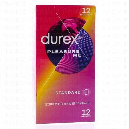 DUREX Préservatifs - Pleasure Ultra - Préservatifs ultra Perlée 12 préservatifs
