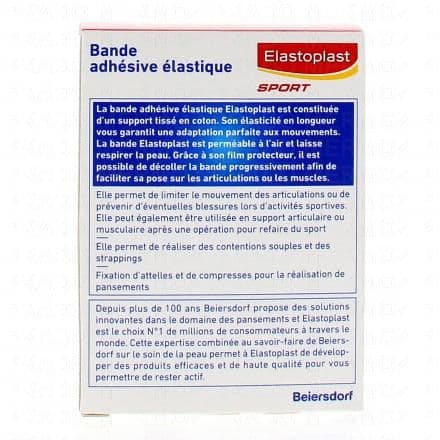 ELASTOPLAST Sport - Bande adhésive élastique 8cm x 2,5m