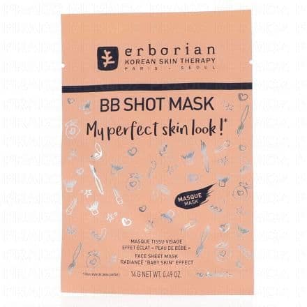 Masque tissu visage effet éclat ''Peau de bébé'' Inspiré du savoir-faire coréen, ce masque tissu haute performance agit comme un "shot" de soin pour réveiller instantanément l’éclat du visage. Infusé d’actifs perfecteurs et hydratants, il enveloppe la peau d’un cocon de fraîcheur et de confort. En quelques minutes seulement, le grain de peau est affiné, le teint unifié, les signes de fatigue estompés et surtout, cet effet signature "peau de bébé" tant recherché devient réalité. Ultra-pratique et sans rinçage, c’est le masque idéal avant un rendez-vous important, une soirée, ou tout simplement quand votre peau a besoin d’un boost de perfection.
