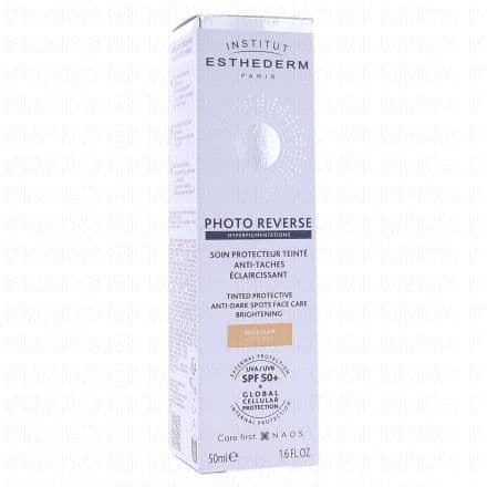 ESTHEDERM Photo Reverse - Soin protecteur éclaircissant beige clair 50ml SPF50+