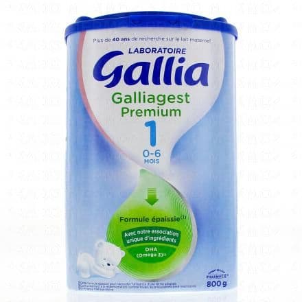 GALLIA Galliagest Premium Lait infantile 1er âge 800 g