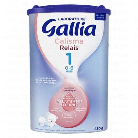 GALLIA Calisma Relais Lait infantile 1er âge 830 g