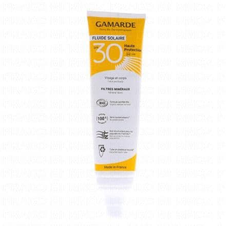 GAMARDE Solaire Haute protection solaire bio SFP30 spray 100ml