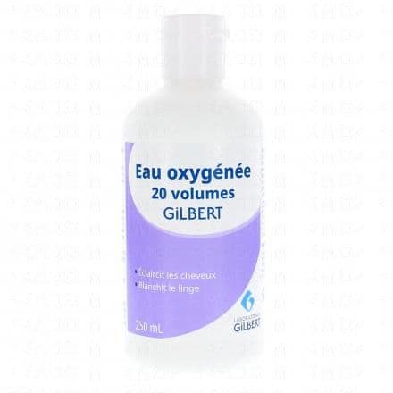 GILBERT Eau oxygénée 20 volumes flacon 250ml