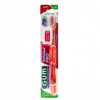 GUM Technique PRO brosse à dents compacte n°525 souple x1