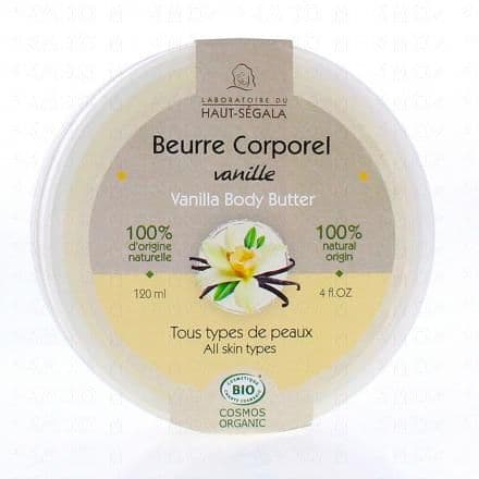 Soin nourrissant corps et cheveux Le baume corporel vanille Haut-Ségala est un soin nourrissant pour le corps 100% d'origine naturelle. Ce baume à la texture fondante, apporte hydratation et douceur à tous types de peaux même les plus sèches et sensibles. Ce baume corporel naturel est composé de beurre de karité, reconnu pour ses vertus adoucissantes et hydratantes. Ce soin peut également être appliqué sur cheveux secs pour les nourrir et les assouplir.
