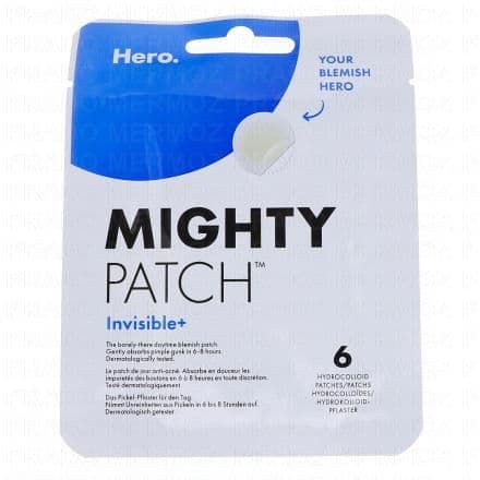 HERO Mighty Patch Invisible+ 6 patchs