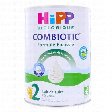 HIPP Combiotic Bio Lait de suite formule épaissie 2ème âge 800g