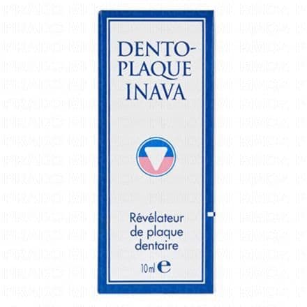 Solution révélatrice de plaque dentaire par coloration. Dento-Plaque est une solution révélatrice de la présence de plaque dentaire pour une hygiène bucco-dentaire optimal. Appliquée après le brossage, en soin local ou diluée dans l’eau, elle provoque une coloration rouge pour confirmer la présence de la plaque dentaire et ainsi renouveler le brossage en cas de besoin. Colore en rouge les surfaces recouvertes de plaque dentaire à éliminer. Conditionnement : flacon plastique.